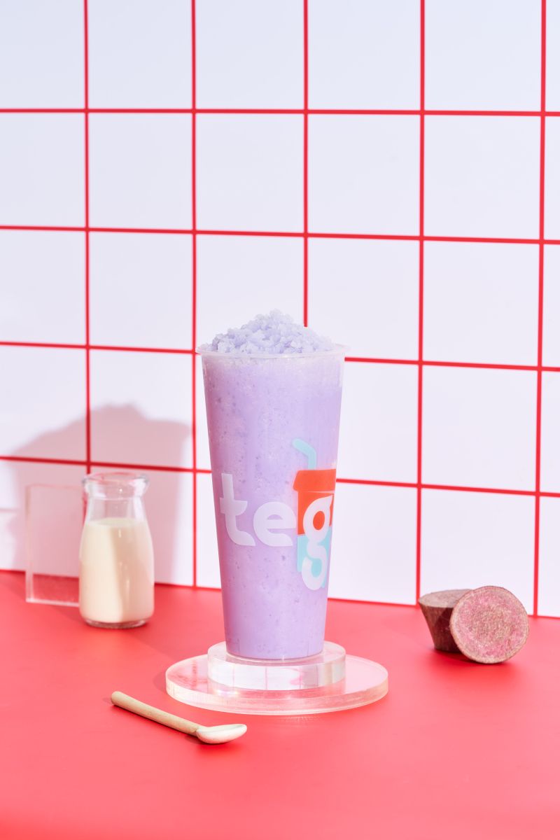 TARO  BLACK TEA SLUSHY